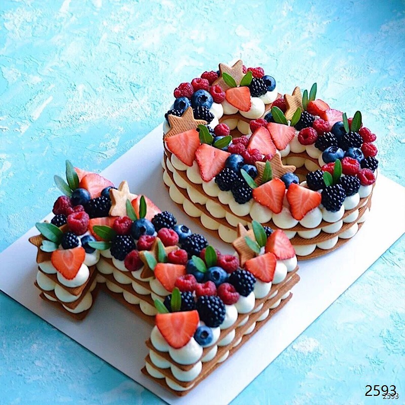 七彩虹/数字蛋糕